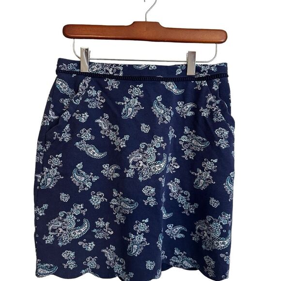 Skies Are Blue- Stitch Fix- Bernice Scallop Hem Skirt‎ Size Medium - Picture 3 of 10